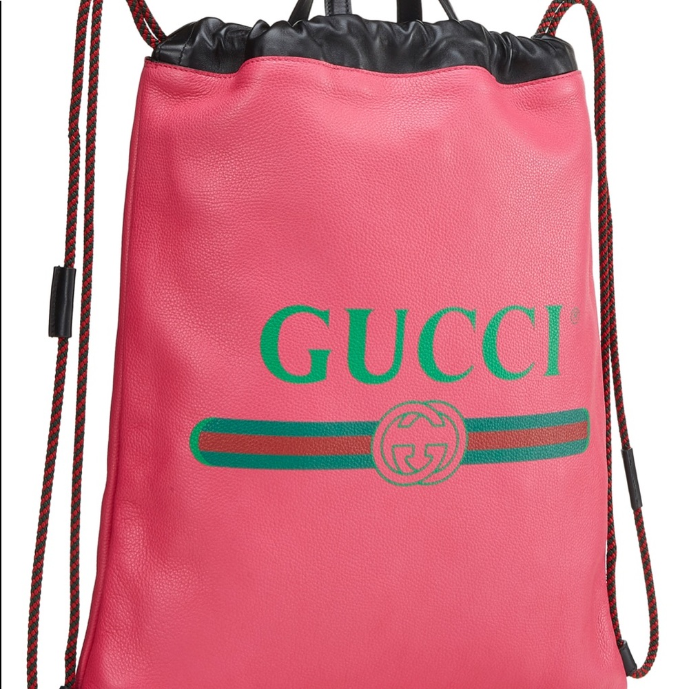 Gucci Drawstring Back Pack - Picture 2 of 5